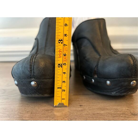 Korks by Kork-Ease Neneh black leather mules women's size 8 minimalist boho hipp - Picture 10 of 10